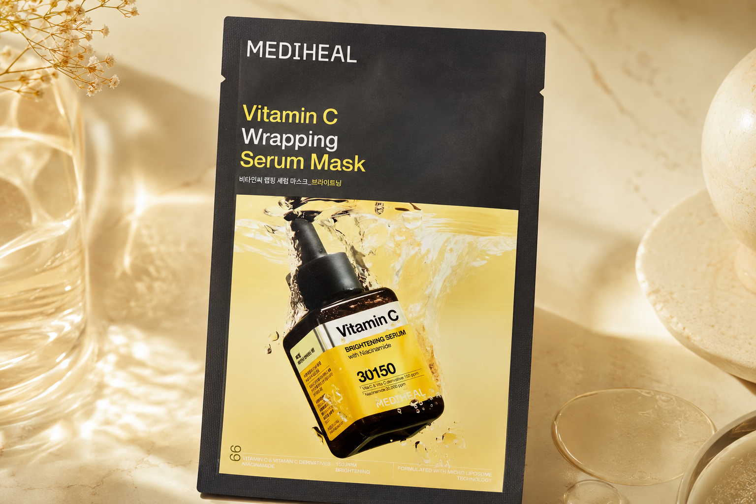 MEDIHEAL Vitamin C Wrapping Serum Mask